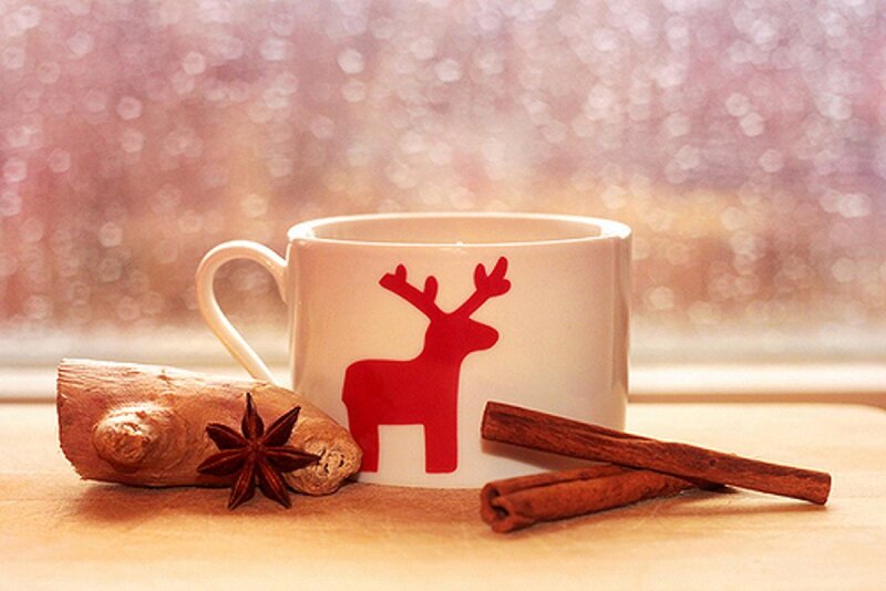 Mug with Reindeer Design