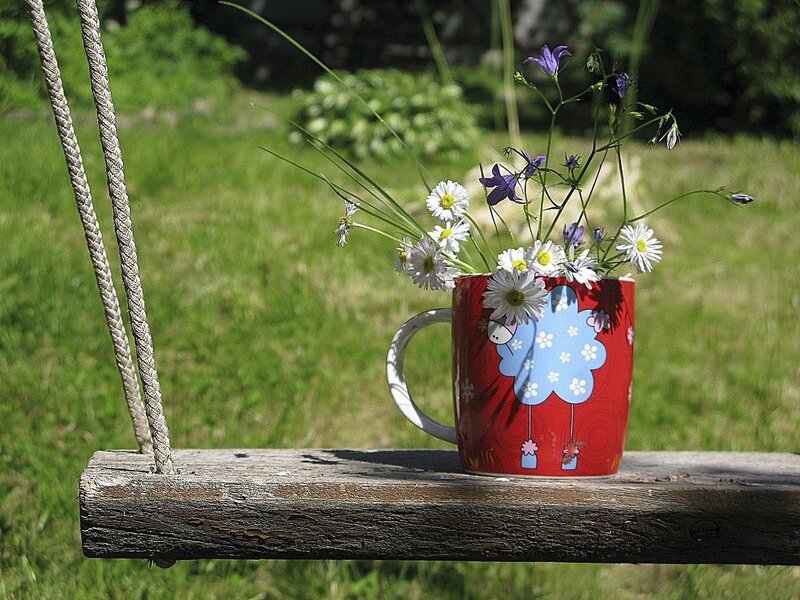 Mug with Wildflowers
