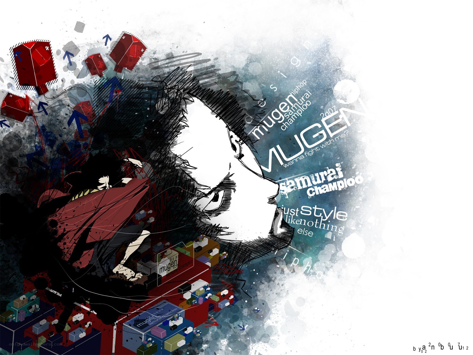 Mugen character art illustration