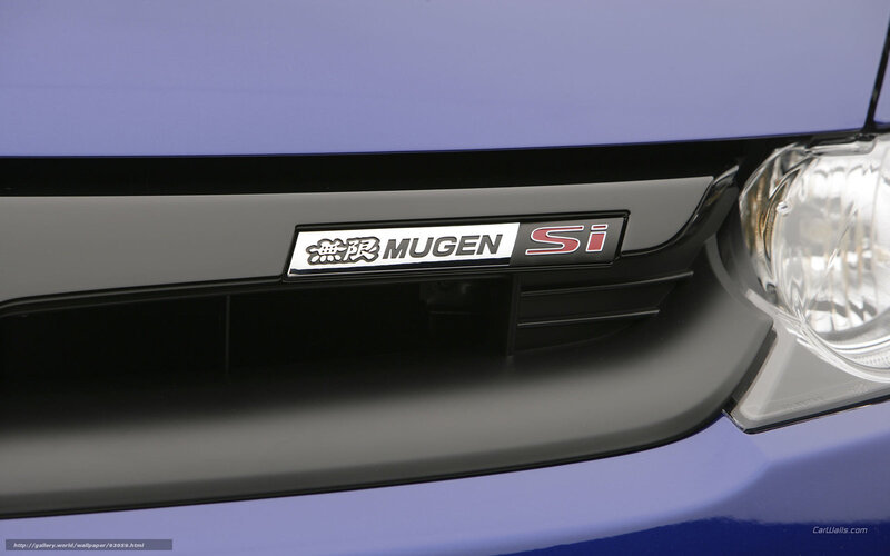 Mugen Si badge on car