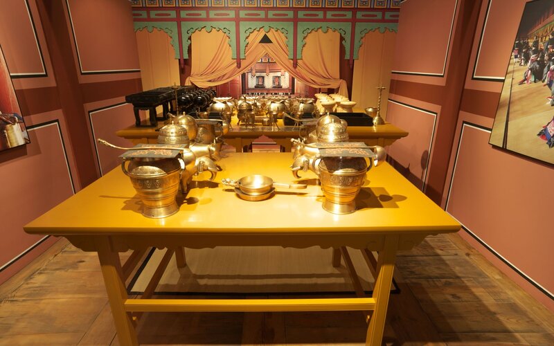 Mughal royal dining display