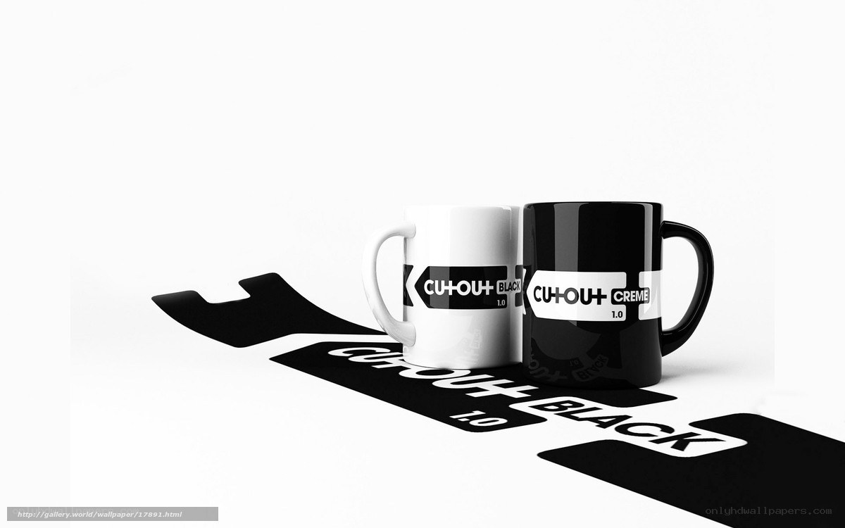 mugs with cut-out design
