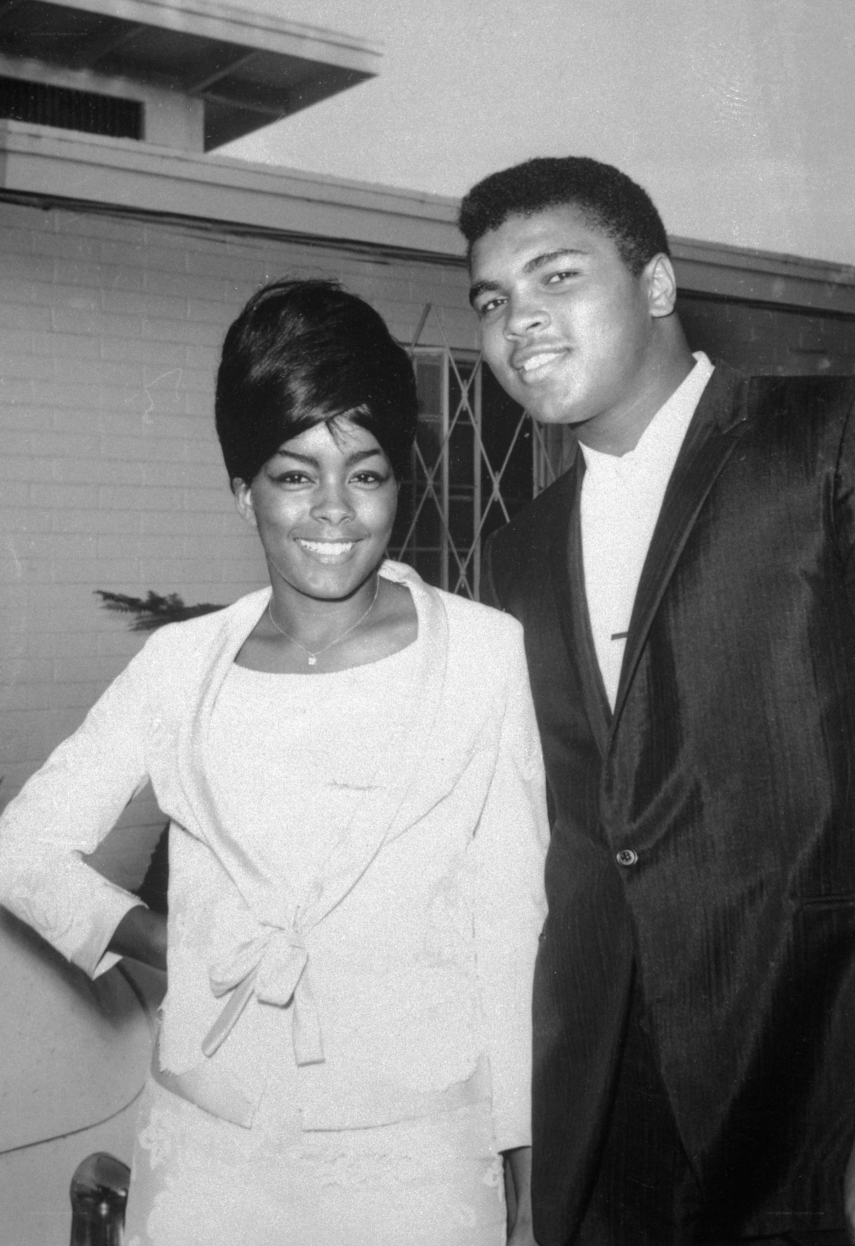 Muhammad Ali and a woman