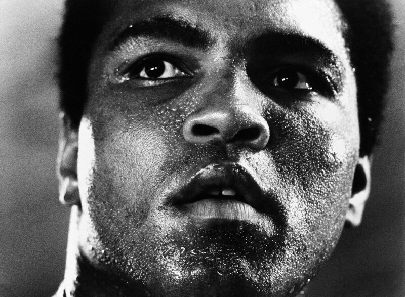 Muhammad Ali close-up portrait