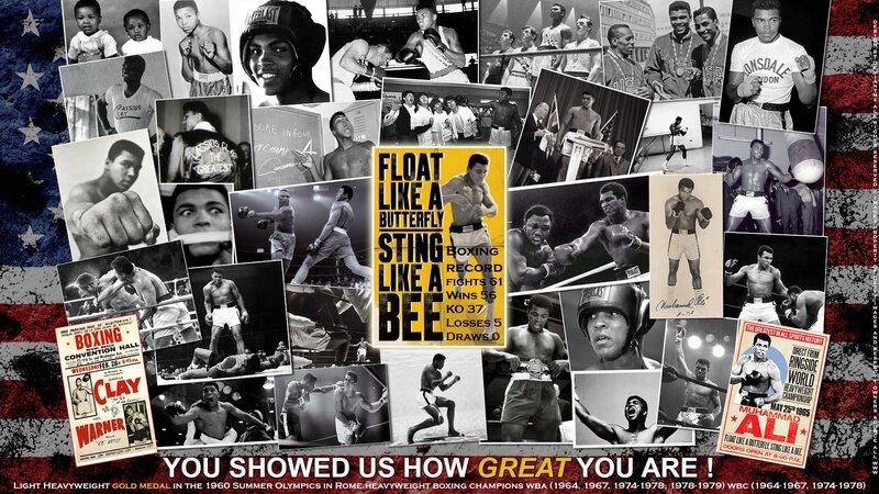 Muhammad Ali collage