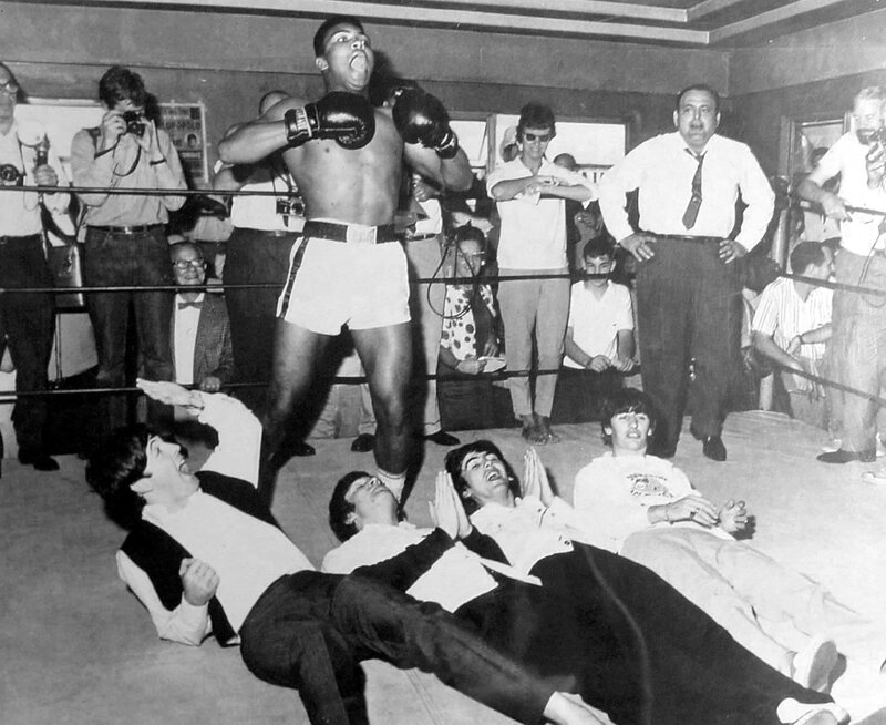 Muhammad Ali in boxing ring