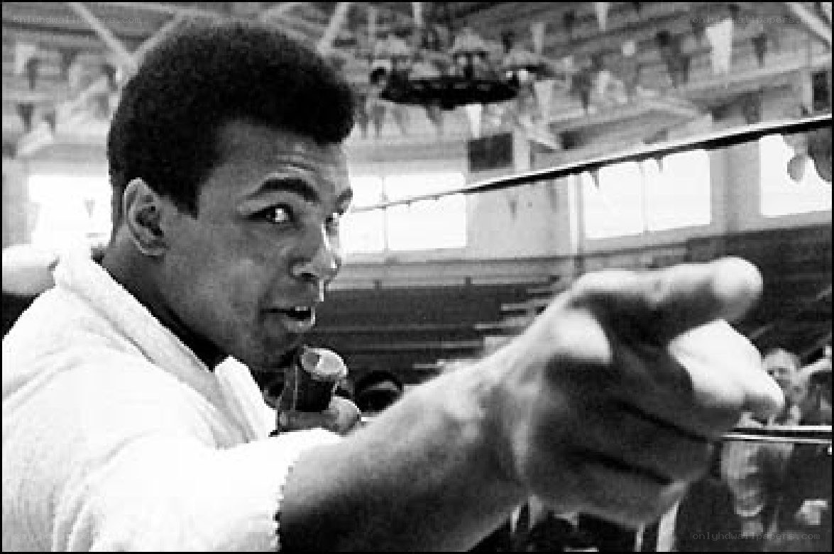 Muhammad Ali in the ring