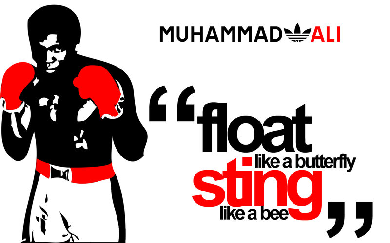 Muhammad Ali quote art