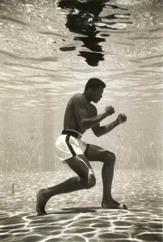 Muhammad Ali underwater