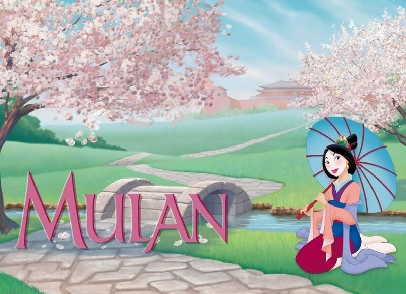 Mulan with Umbrella
