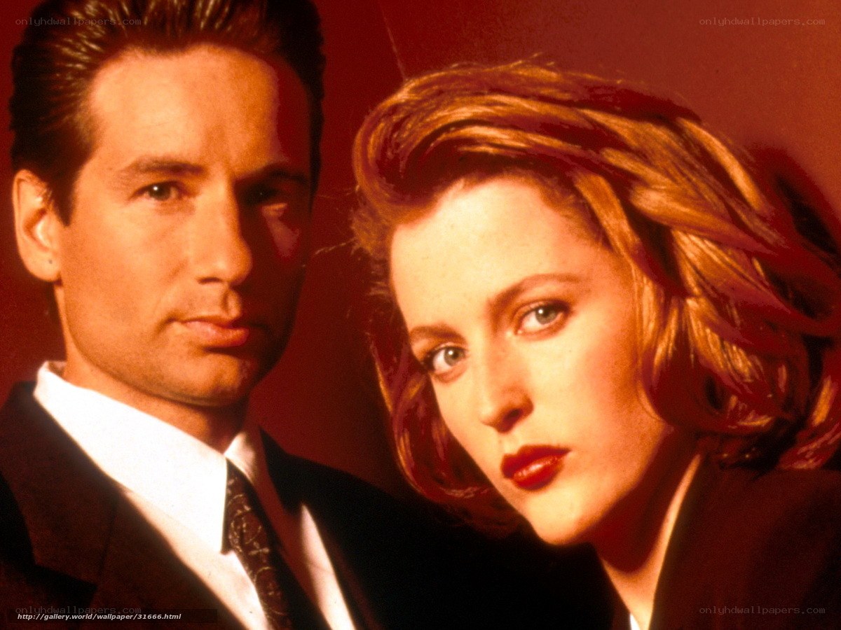 Mulder and Scully from The X-Files