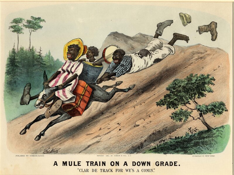 Mule Train on a Down Grade