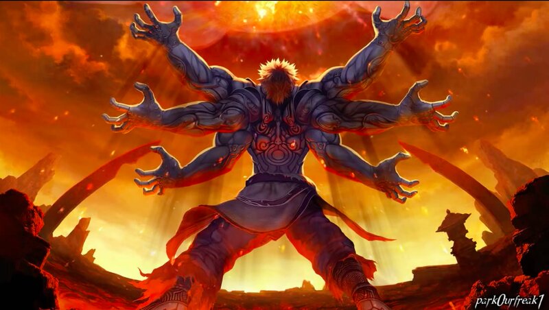 Multi-armed Warrior — Orange