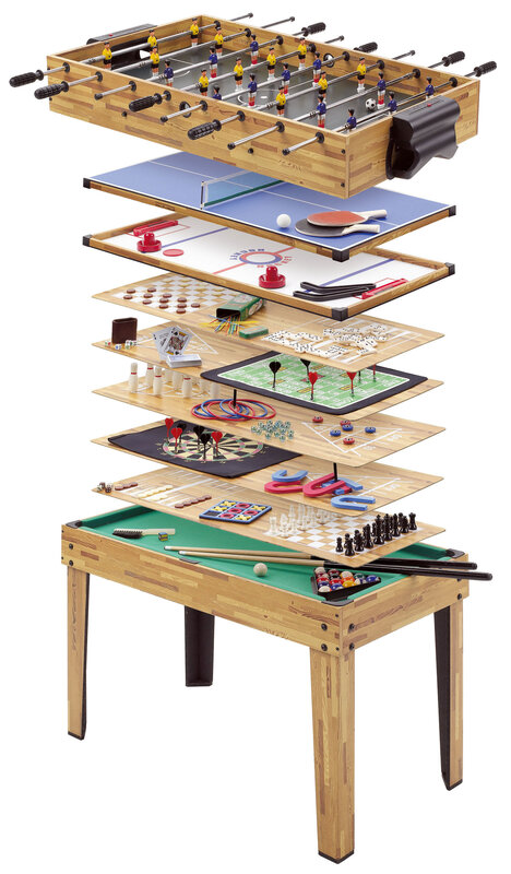 multi-game table with foosball