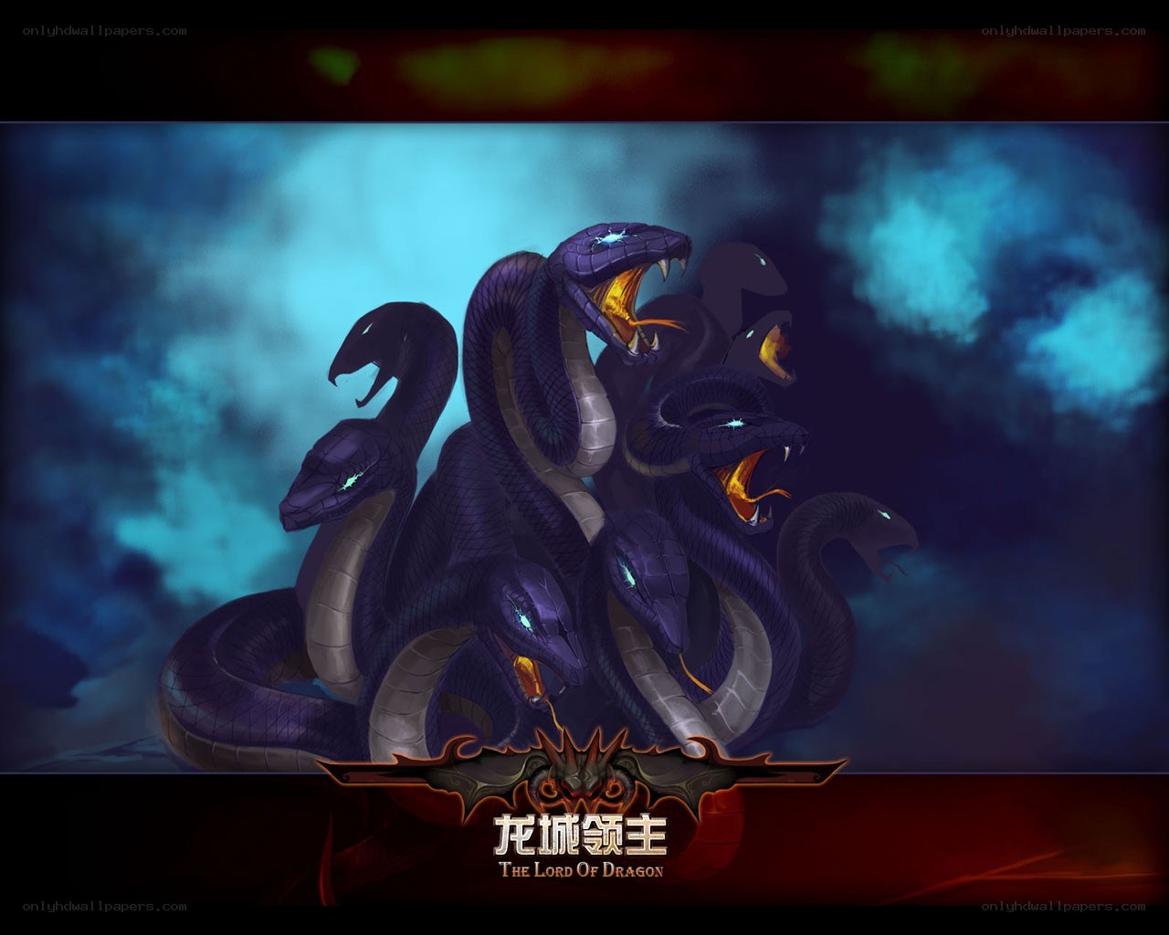 Multi-headed serpent creature
