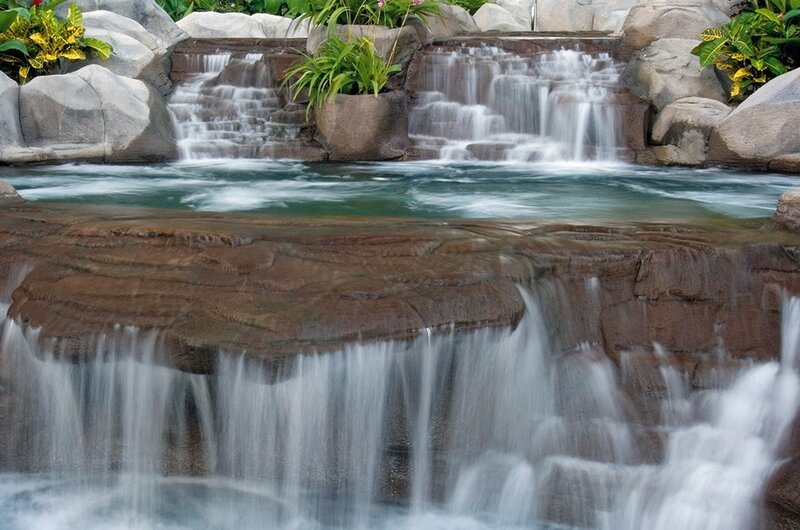Multi-tiered Waterfall Pool