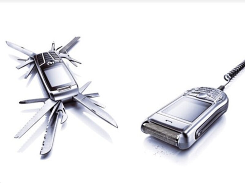 multi-tool phone and shaver