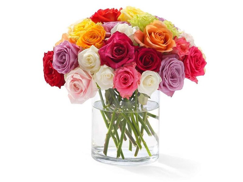 Multicolored Rose Bouquet