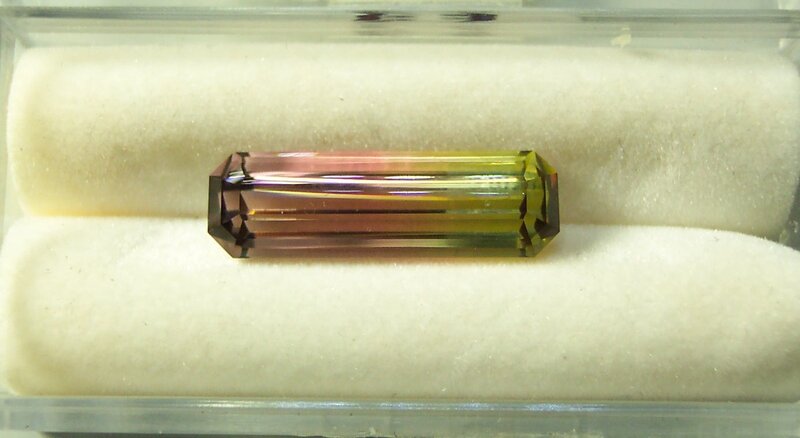 Multicolored Tourmaline Gemstone