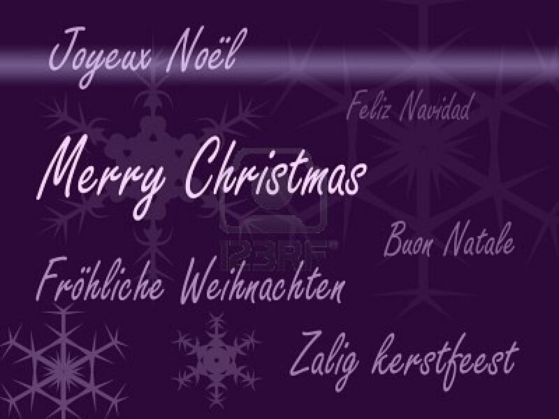 Multilingual Christmas Greeting