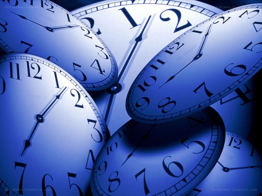 Multiple clocks in blue light