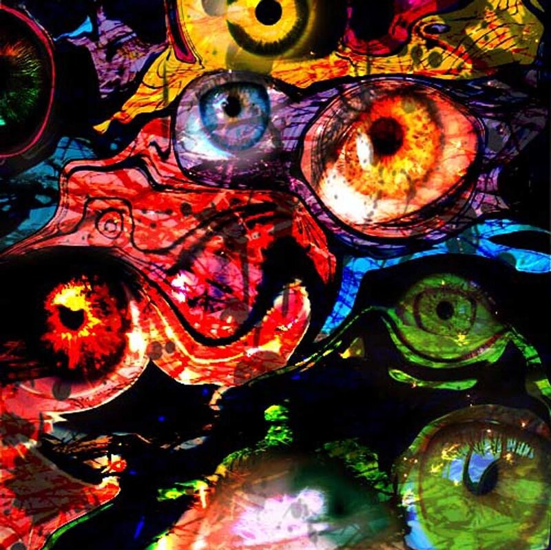 Multiple Eyes in Abstract Art