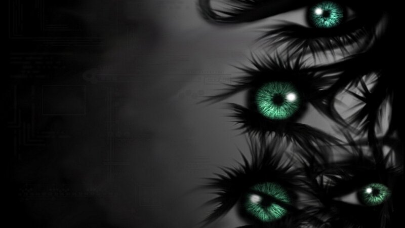 Multiple Glowing Eyes