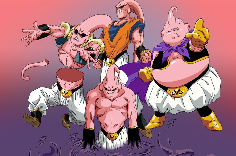 Multiple Pink Alien Figures