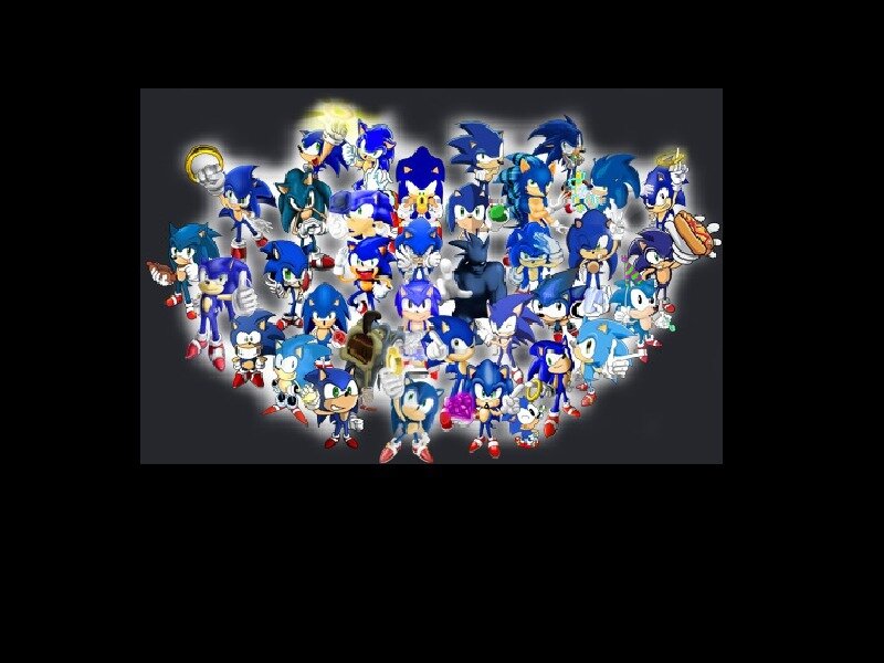 Multiple Sonic Characters