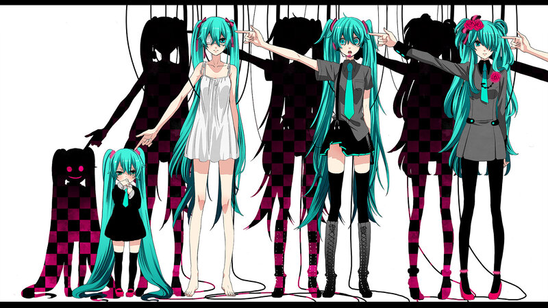 Multiple Versions of a Character — Cyan