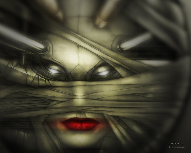 mummified alien face