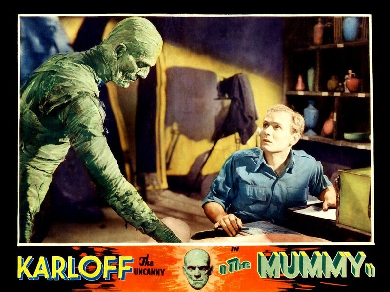 Mummy and Man in Room