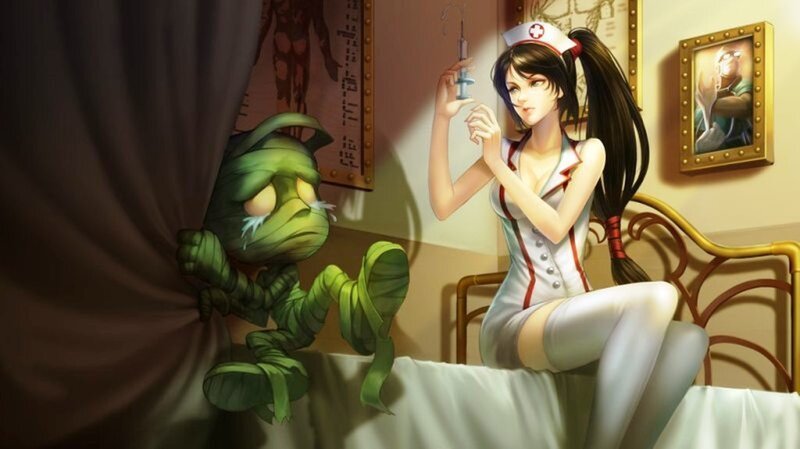 Mummy Character and Nurse