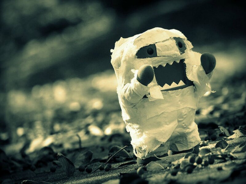 Mummy-dressed Toy Figure