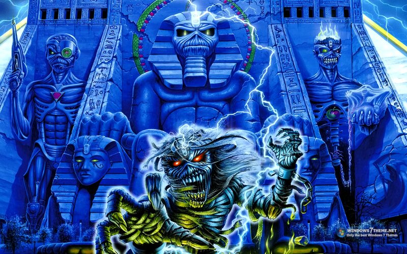 Mummy-like Creature — Blue, Dramatic