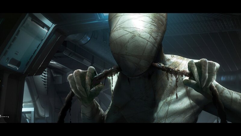 Mummy-like Creature — Gray