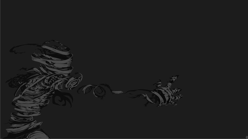 Mummy-like Figure — Black
