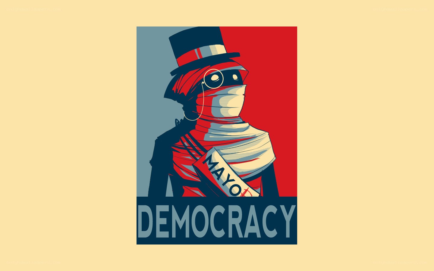 mummy mayor democracy poster