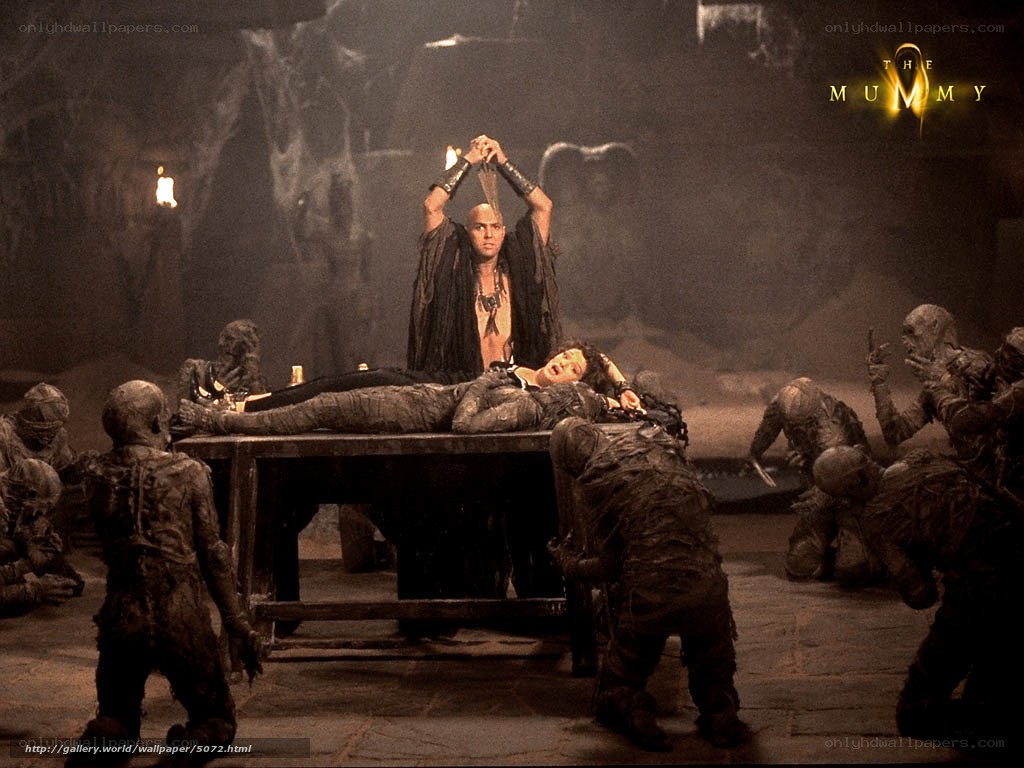 mummy movie scene