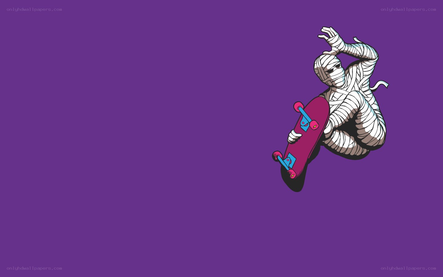 mummy skateboarding