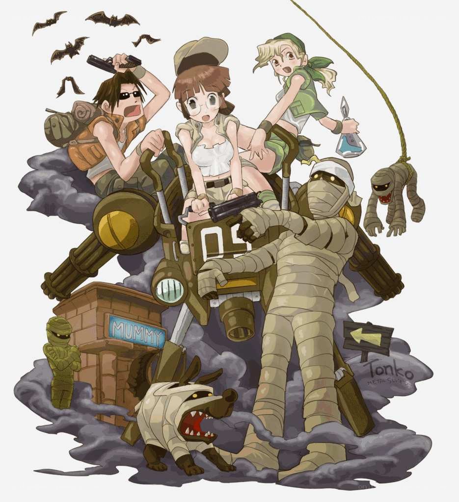Mummy-themed adventure illustration