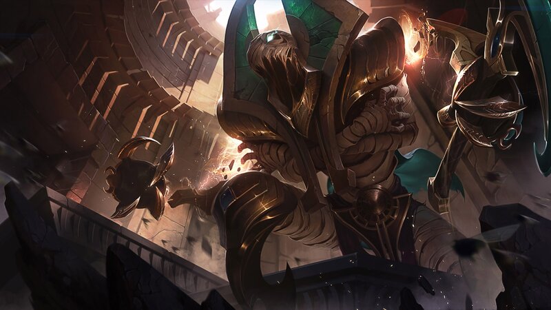 Mummy Warrior in Ruins