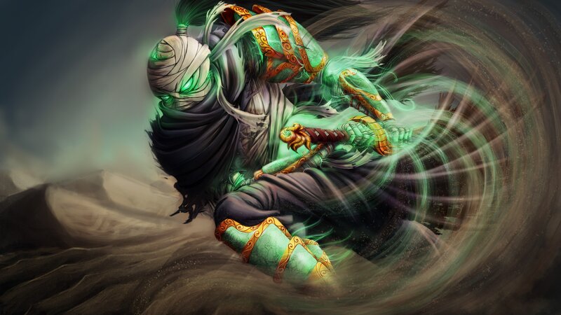 Mummy Warrior in Sandstorm