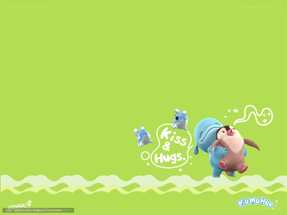 MumuHug characters with text