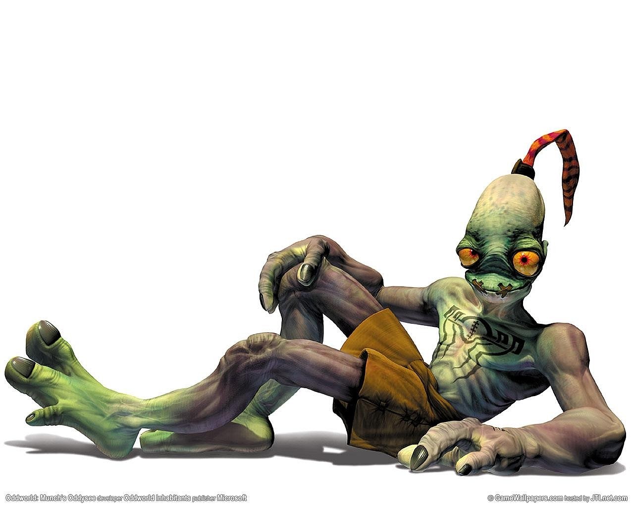Munch's Oddysee character artwork