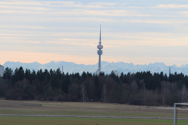 Munich TV Tower — Blue