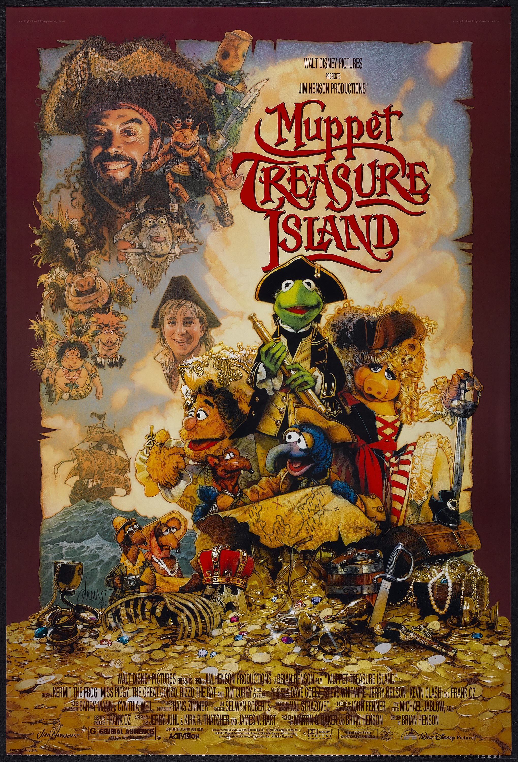 Muppet Treasure Island movie poster