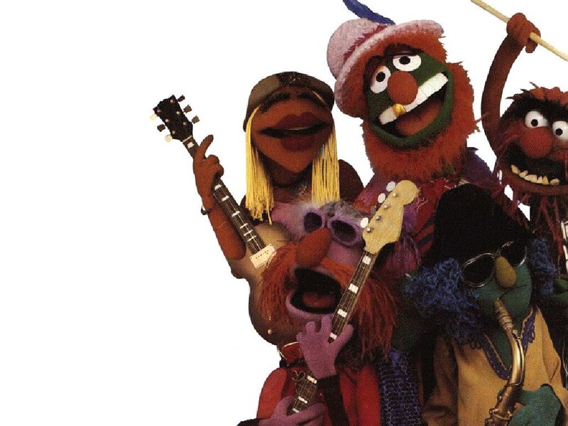 Muppets band performing