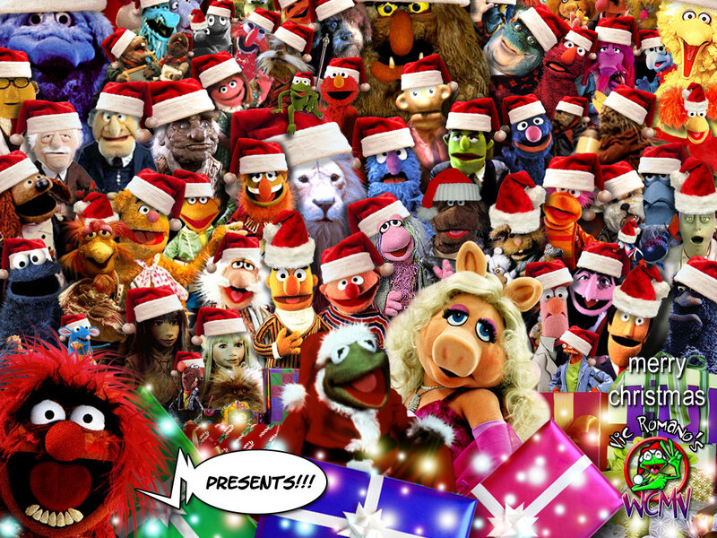 Muppets Christmas collage