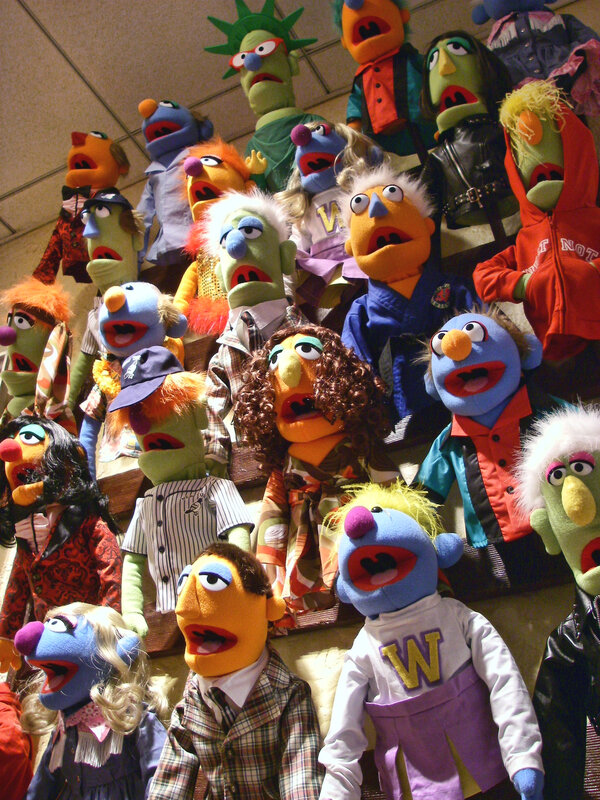 Muppets collection display